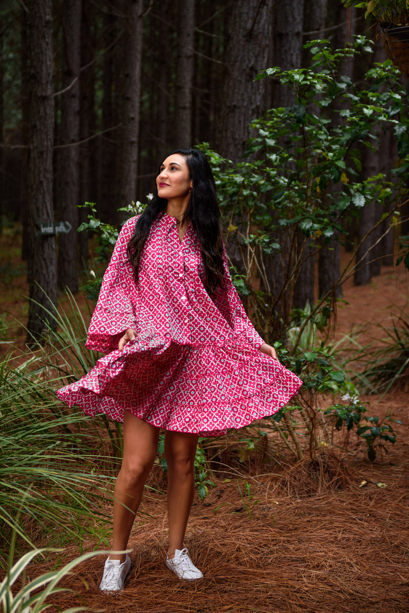 Baby Doll Dress — Froth Pink – The Red Tulip
