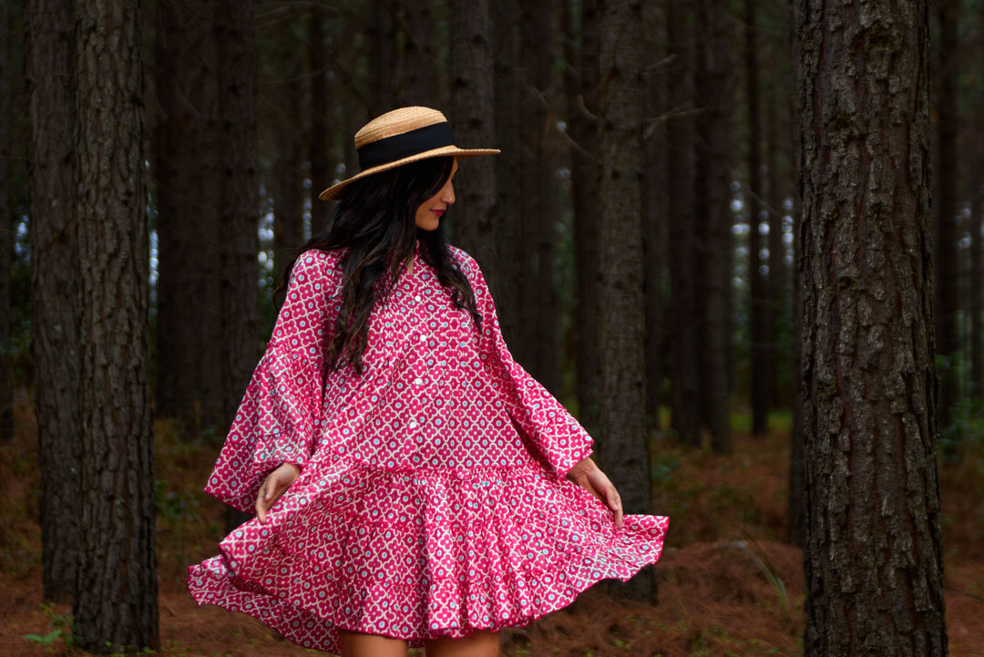 Baby Doll Dress — Froth Pink