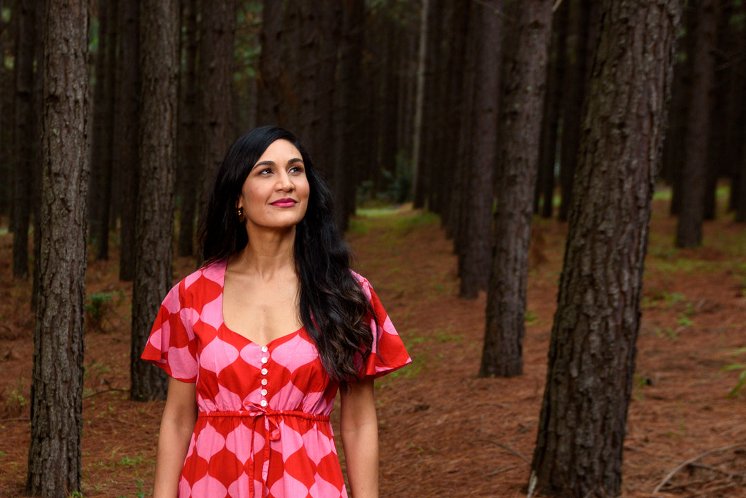 Brooke Dress — Vixon Red