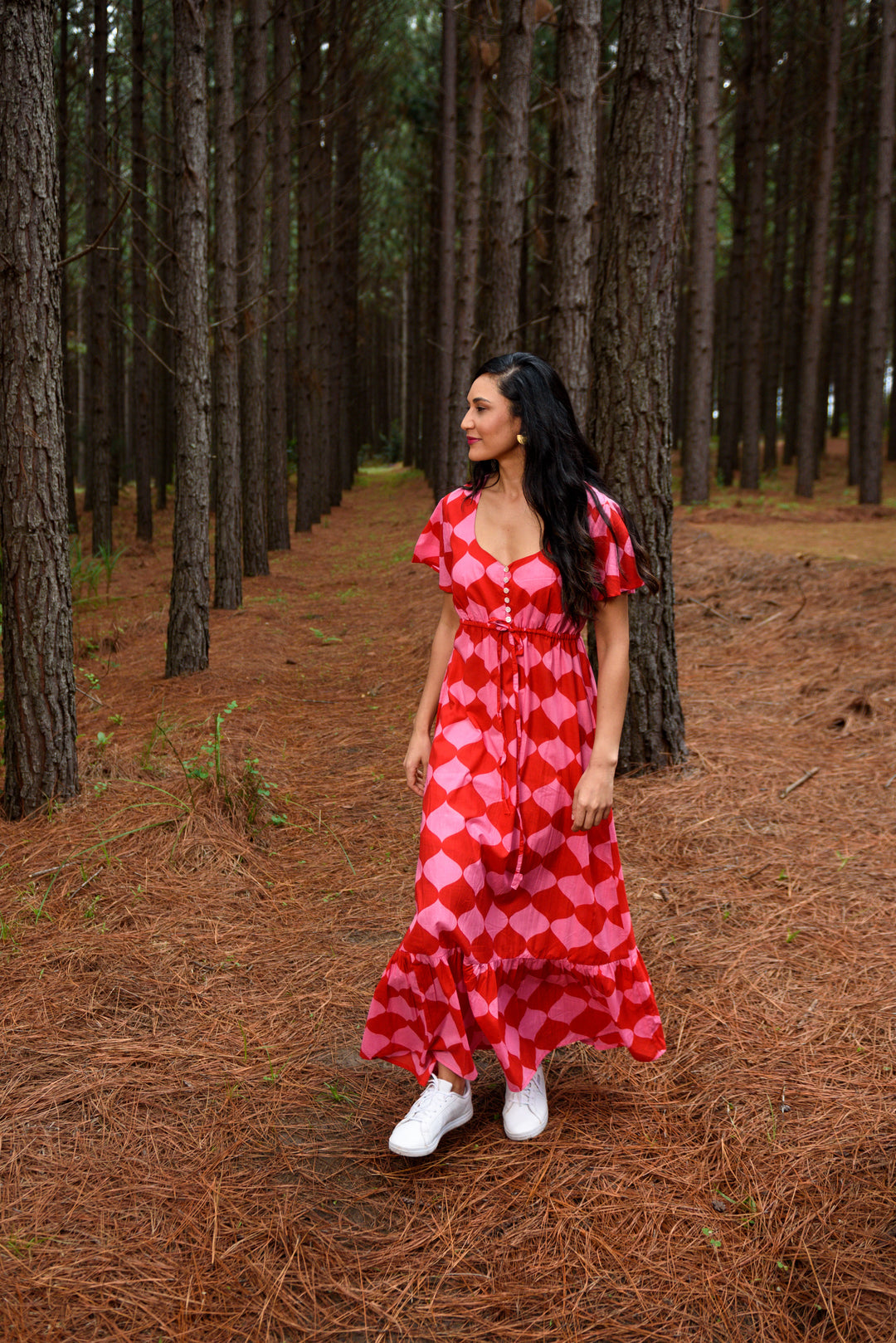 Brooke Dress — Vixon Red