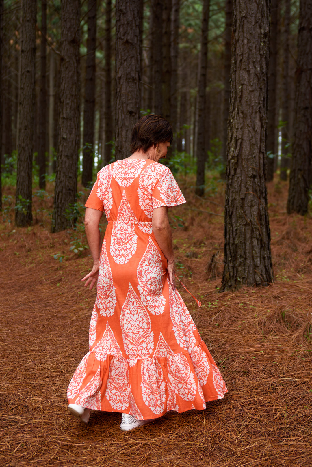 Brooke Dress — Emperor Coral