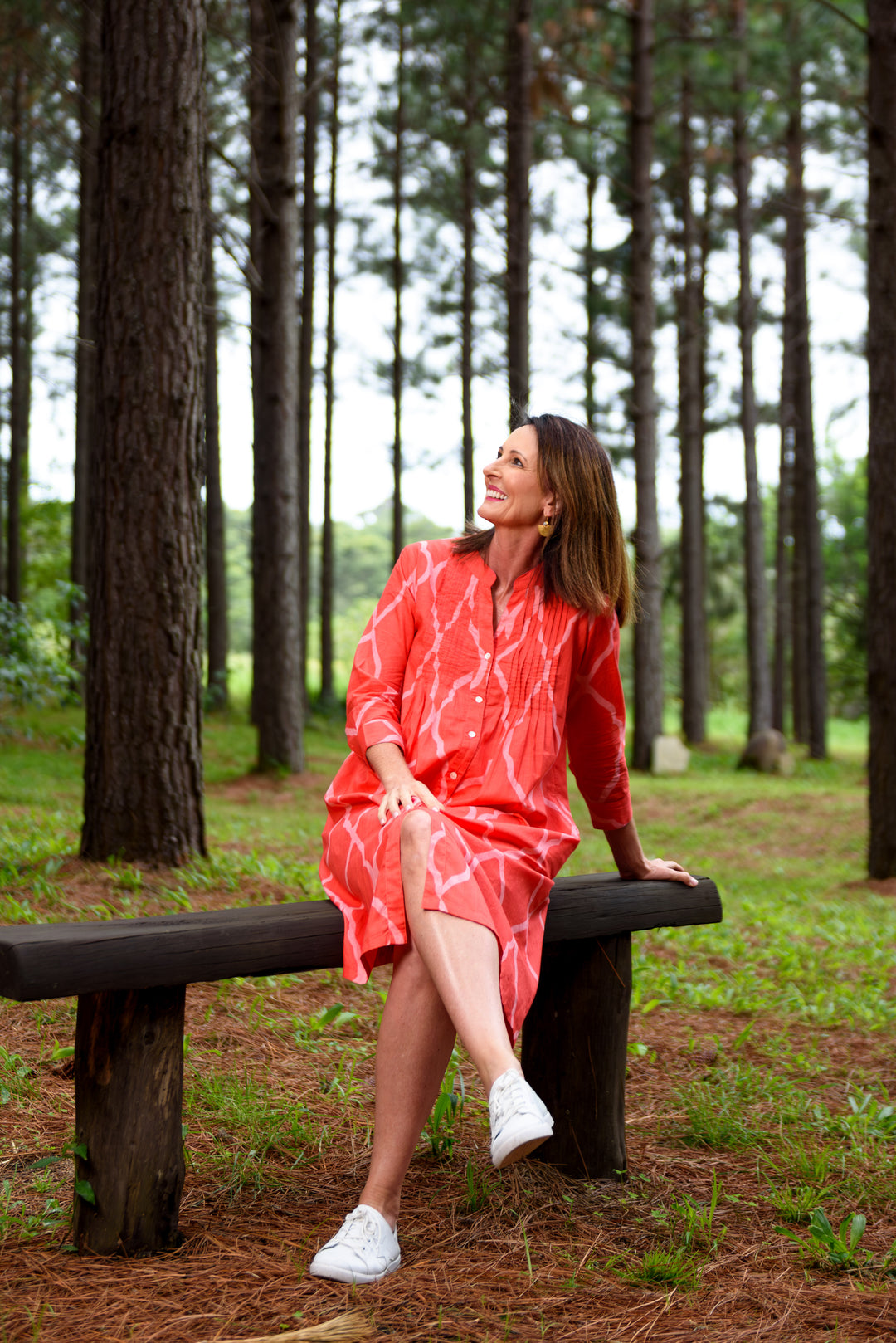 Sonja Dress — Moroccan Coral