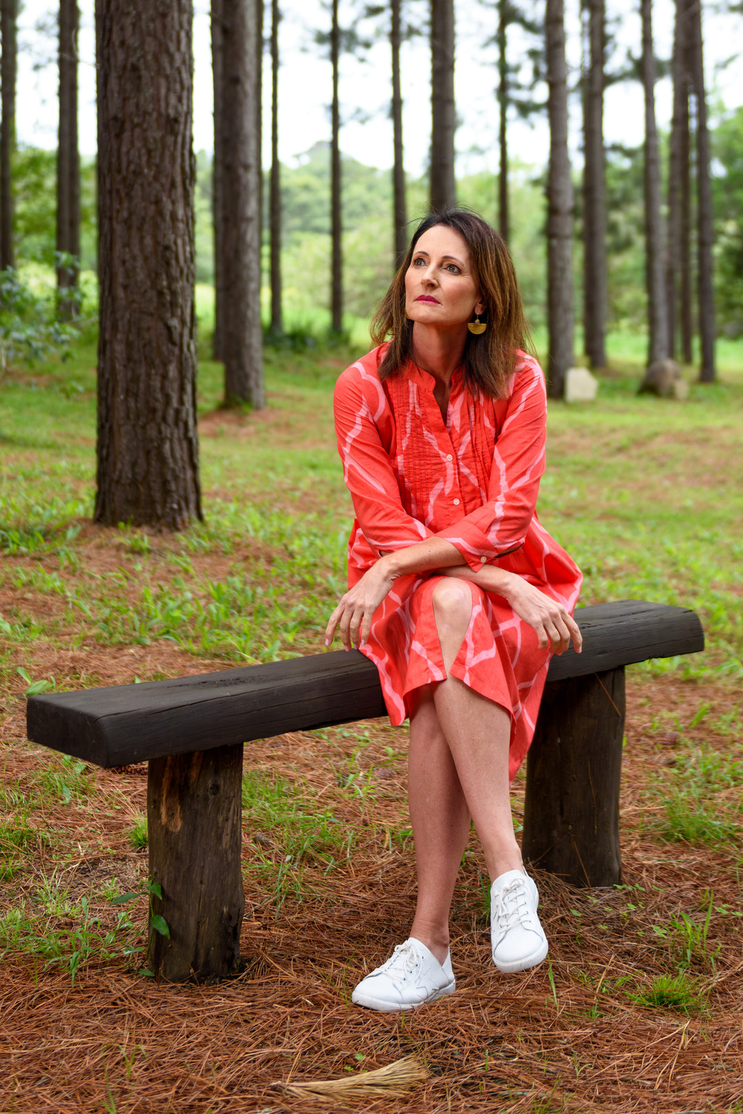 Sonja Dress — Moroccan Coral