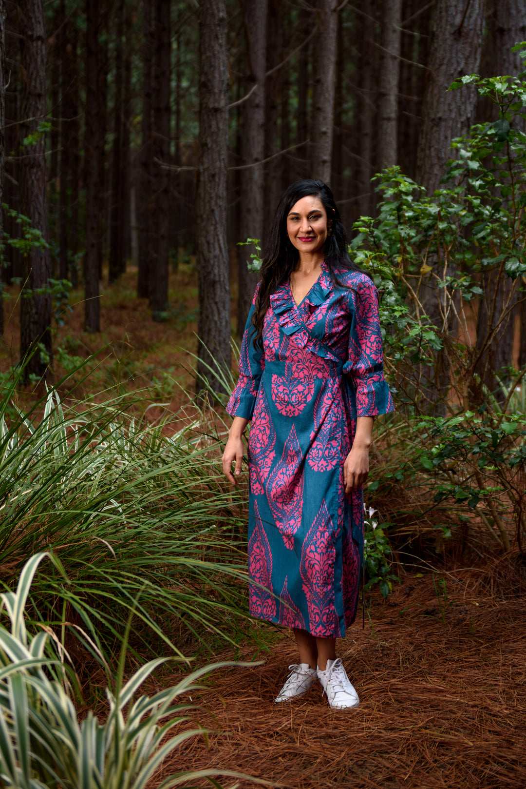 Mickey Wrap Dress — Emperor Teal