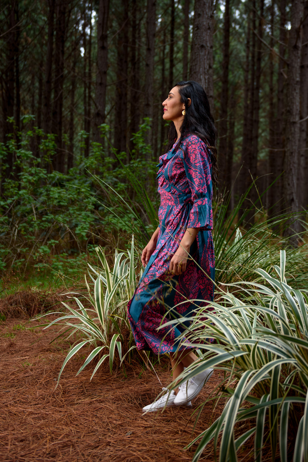 Mickey Wrap Dress — Emperor Teal