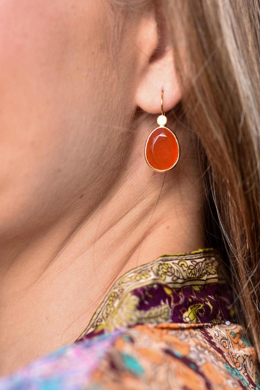 Faith Oval Earrings - Coraline