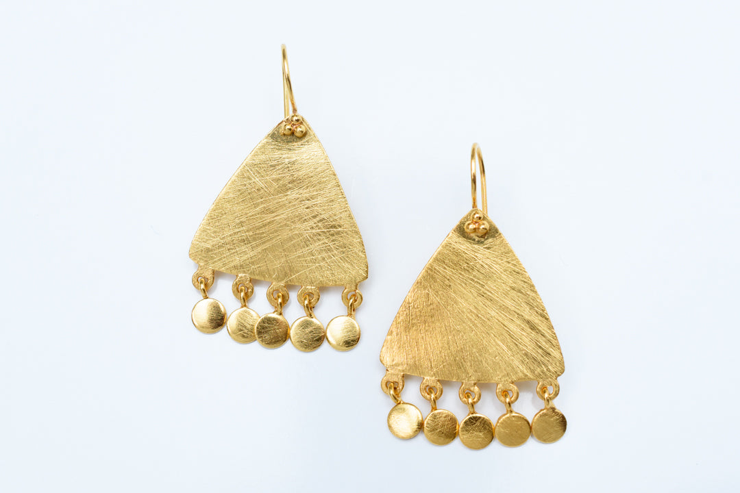 Golden Triangle Earrings