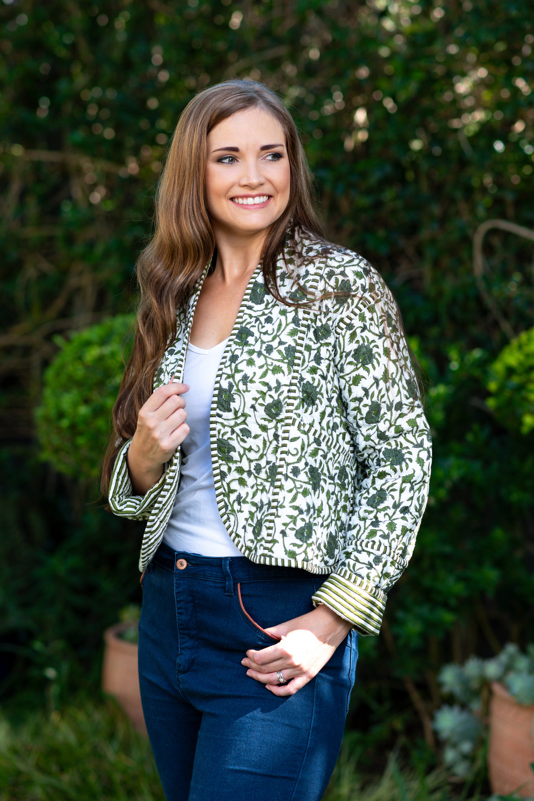 Beckham Reversible Padded Jacket - Olive Garden
