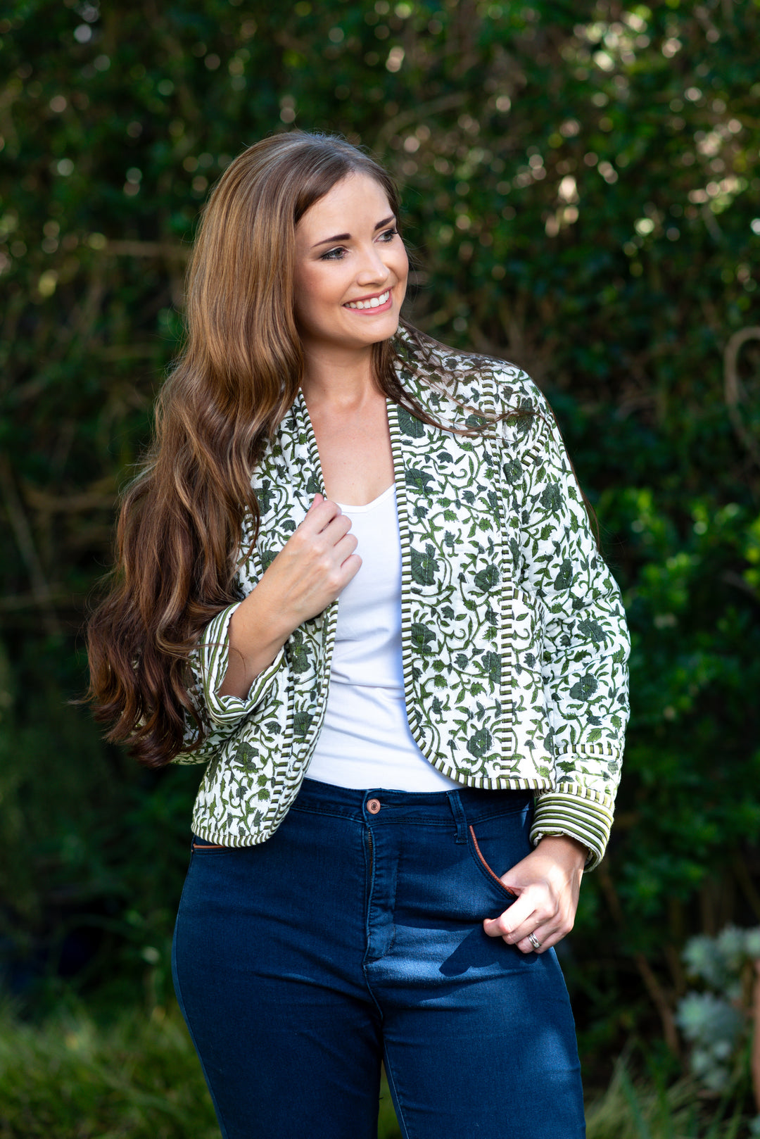 Beckham Reversible Padded Jacket - Olive Garden
