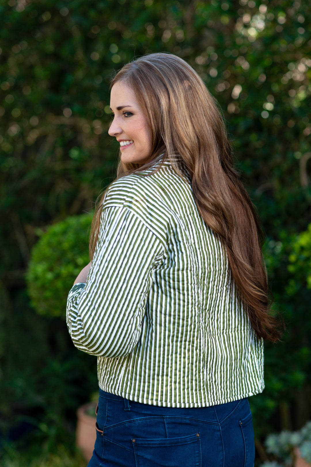 Beckham Reversible Padded Jacket - Olive Garden