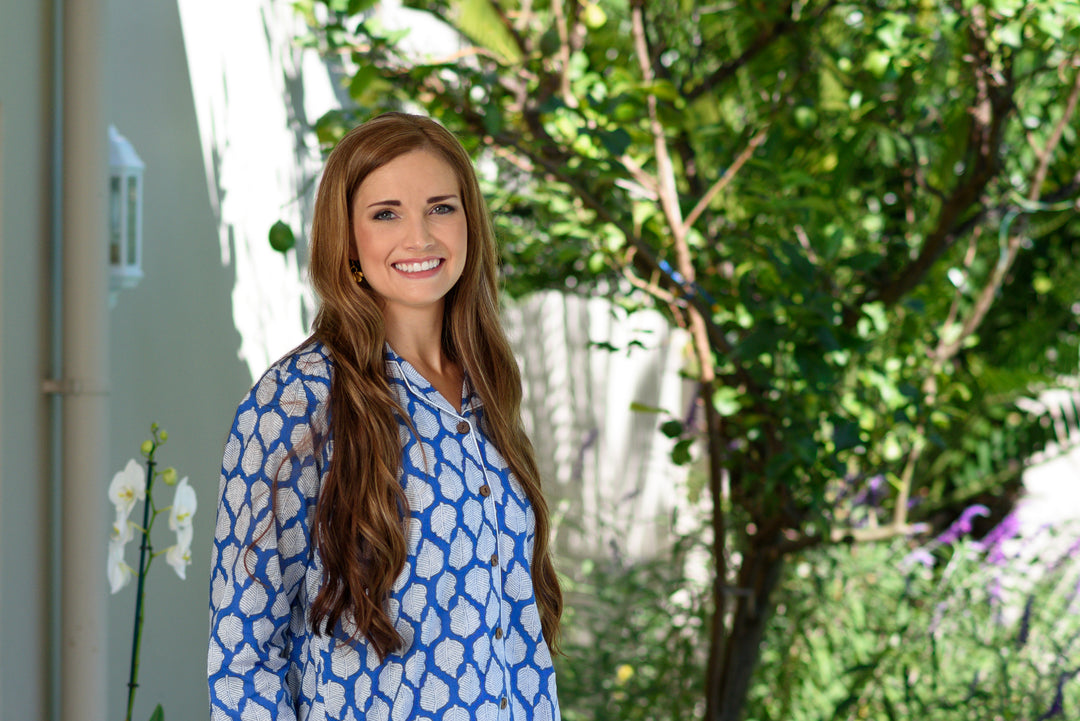 Blue Leafy Dream Loungewear