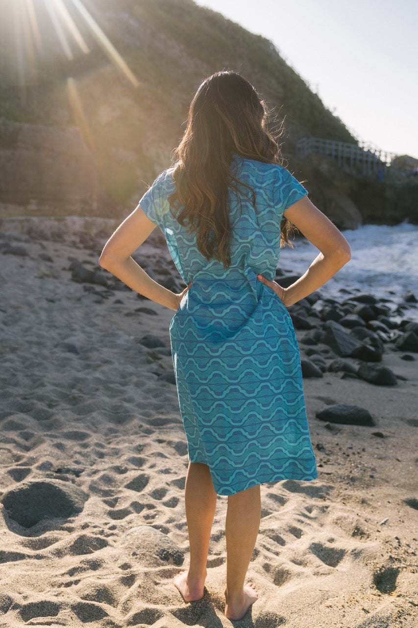 Aqua lace dress outlet
