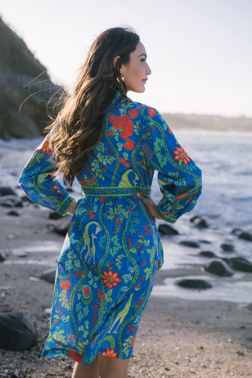 Celeste Dress Jungle Delight The Red Tulip