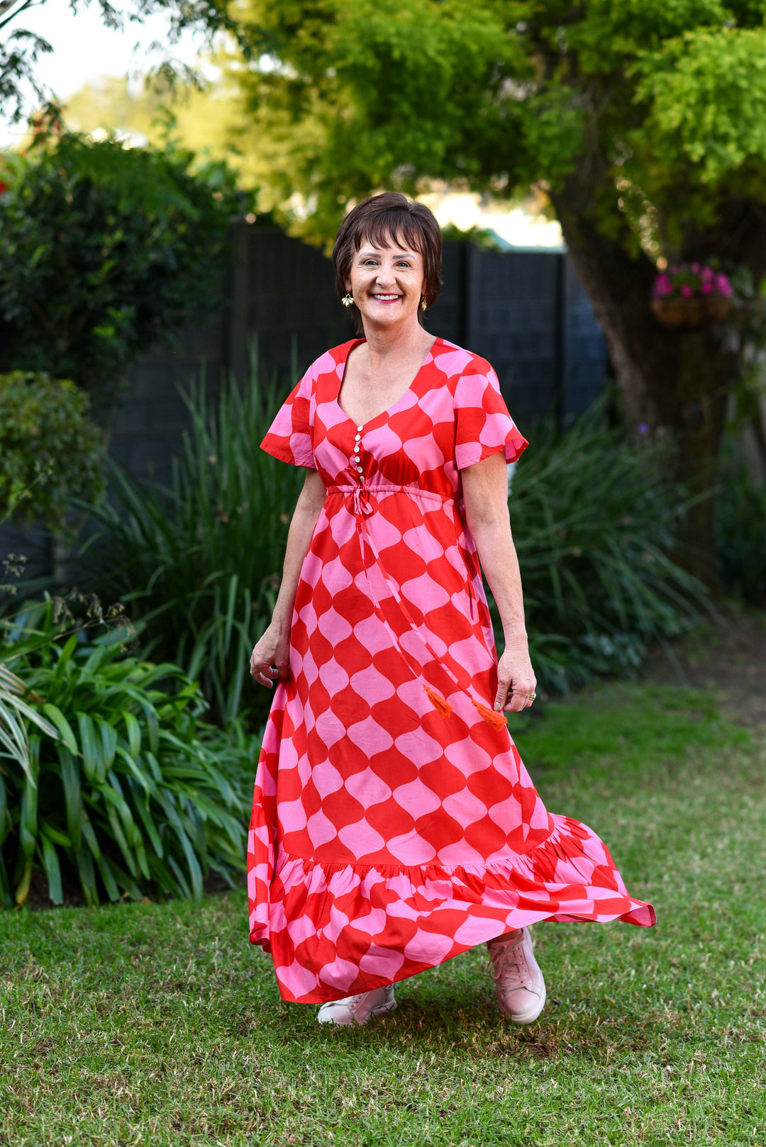 Brooke Dress — Vixon Red