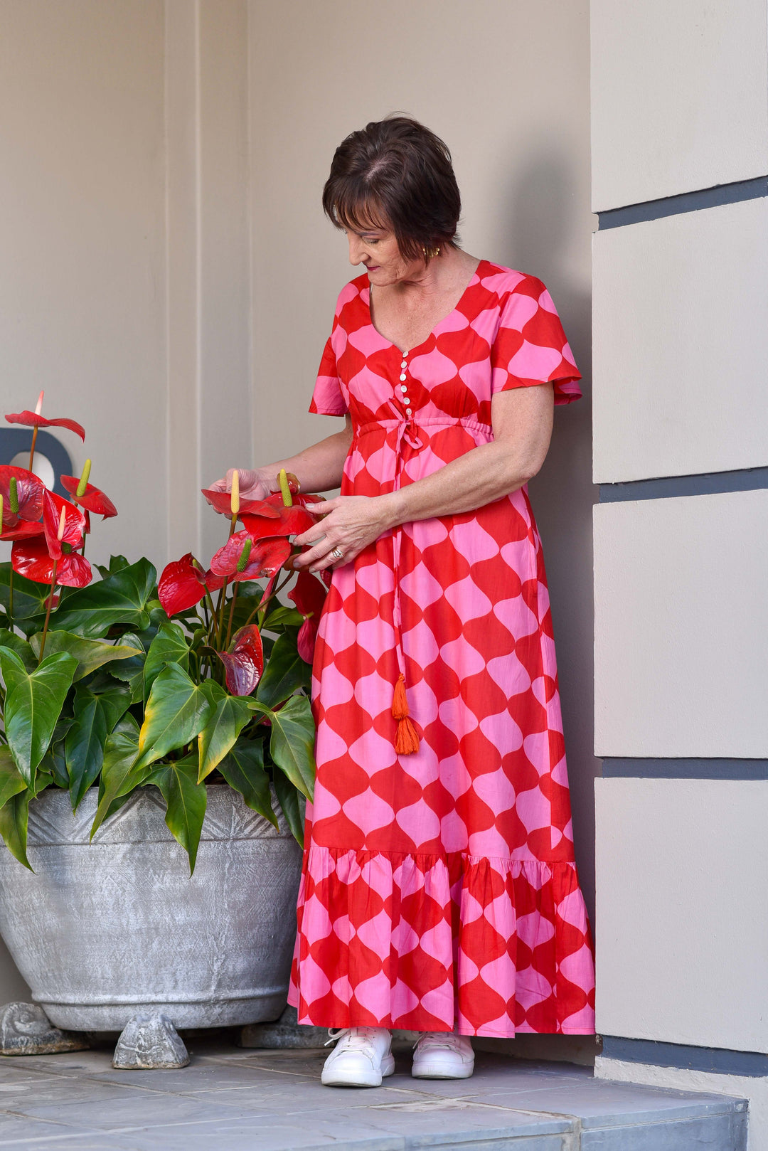 Brooke Dress — Vixon Red