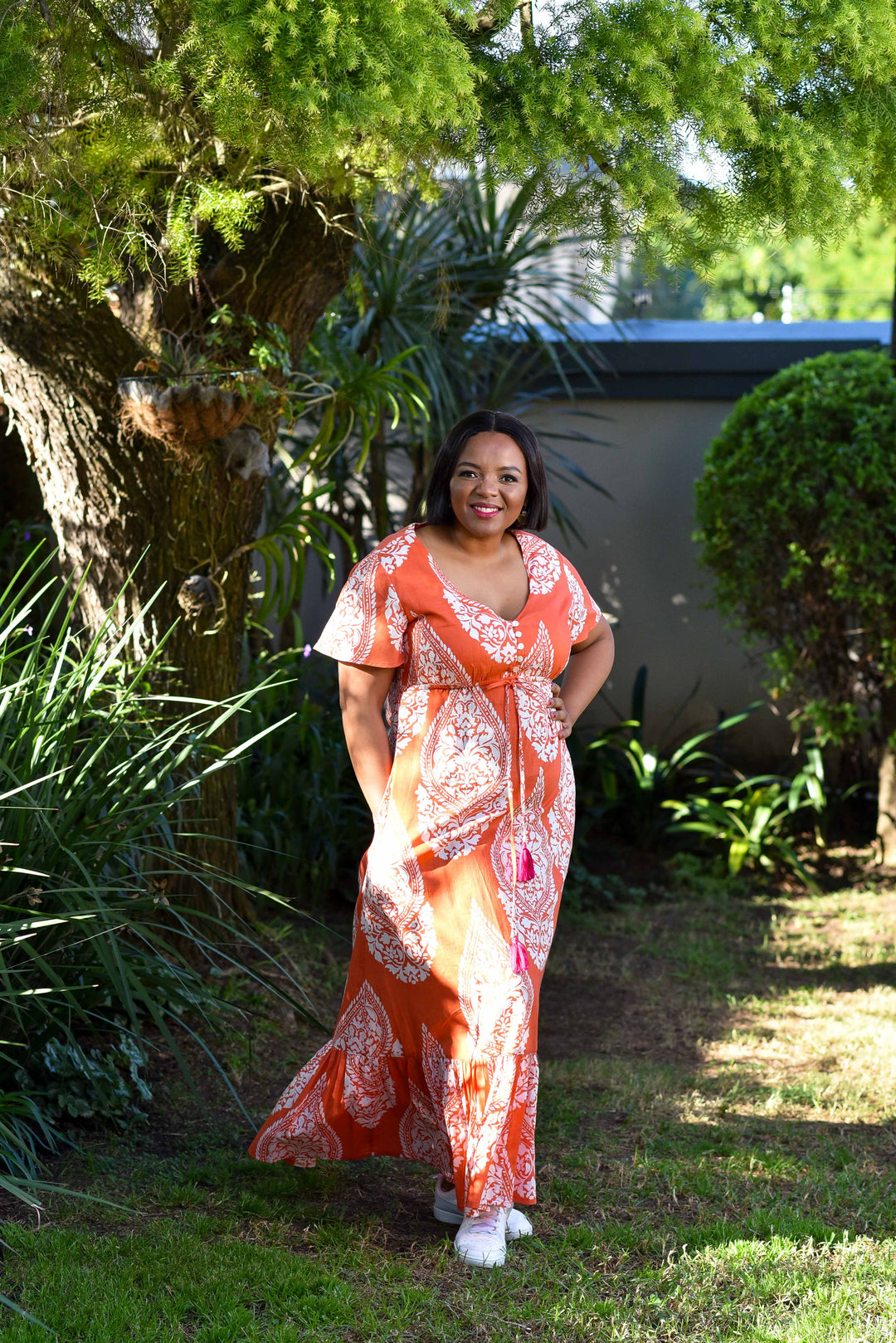 Brooke Dress — Emperor Coral