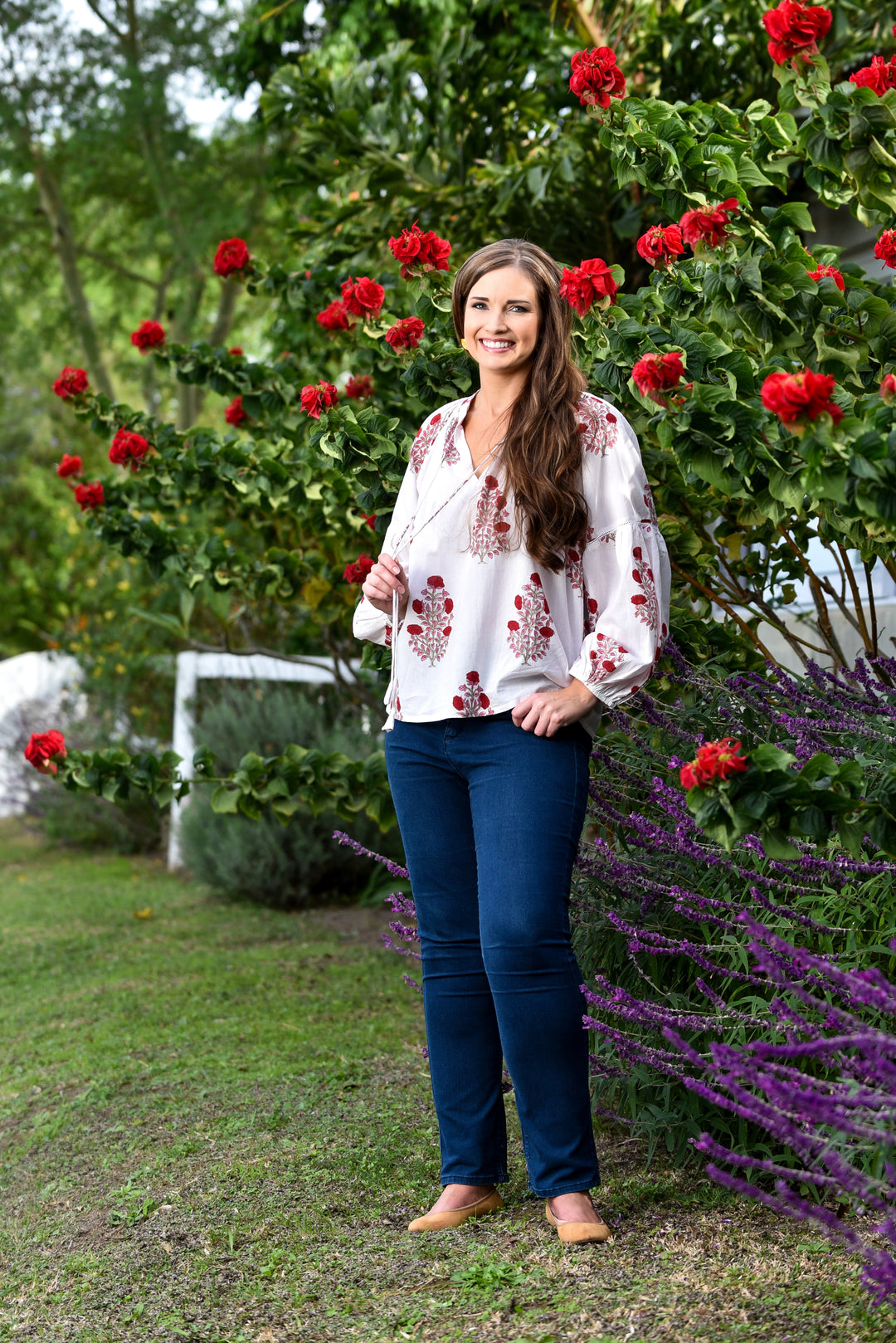 Gracie Top - Rosewood Posy