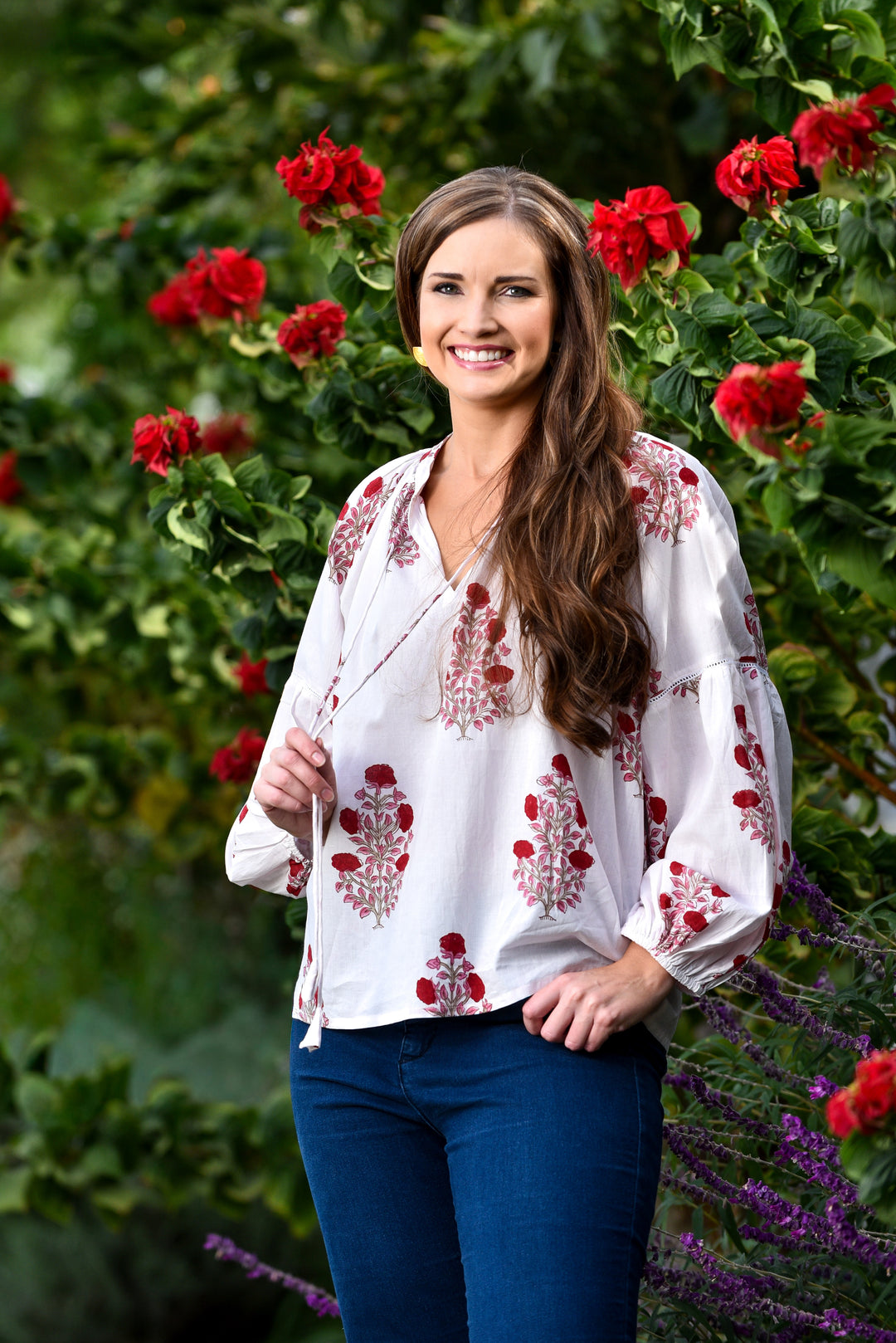 Gracie Top - Rosewood Posy