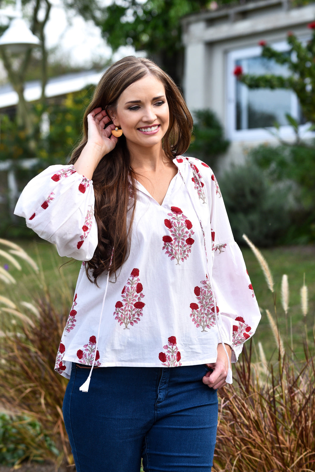 Gracie Top - Rosewood Posy