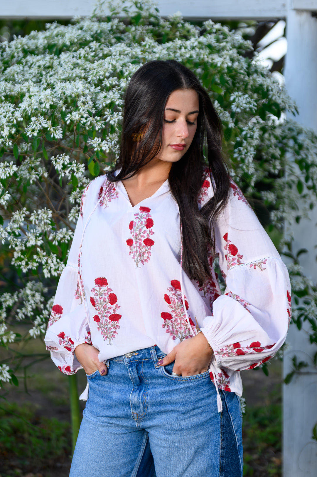 Gracie Top - Rosewood Posy