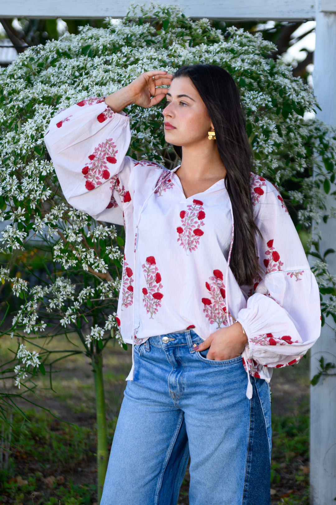 Gracie Top - Rosewood Posy
