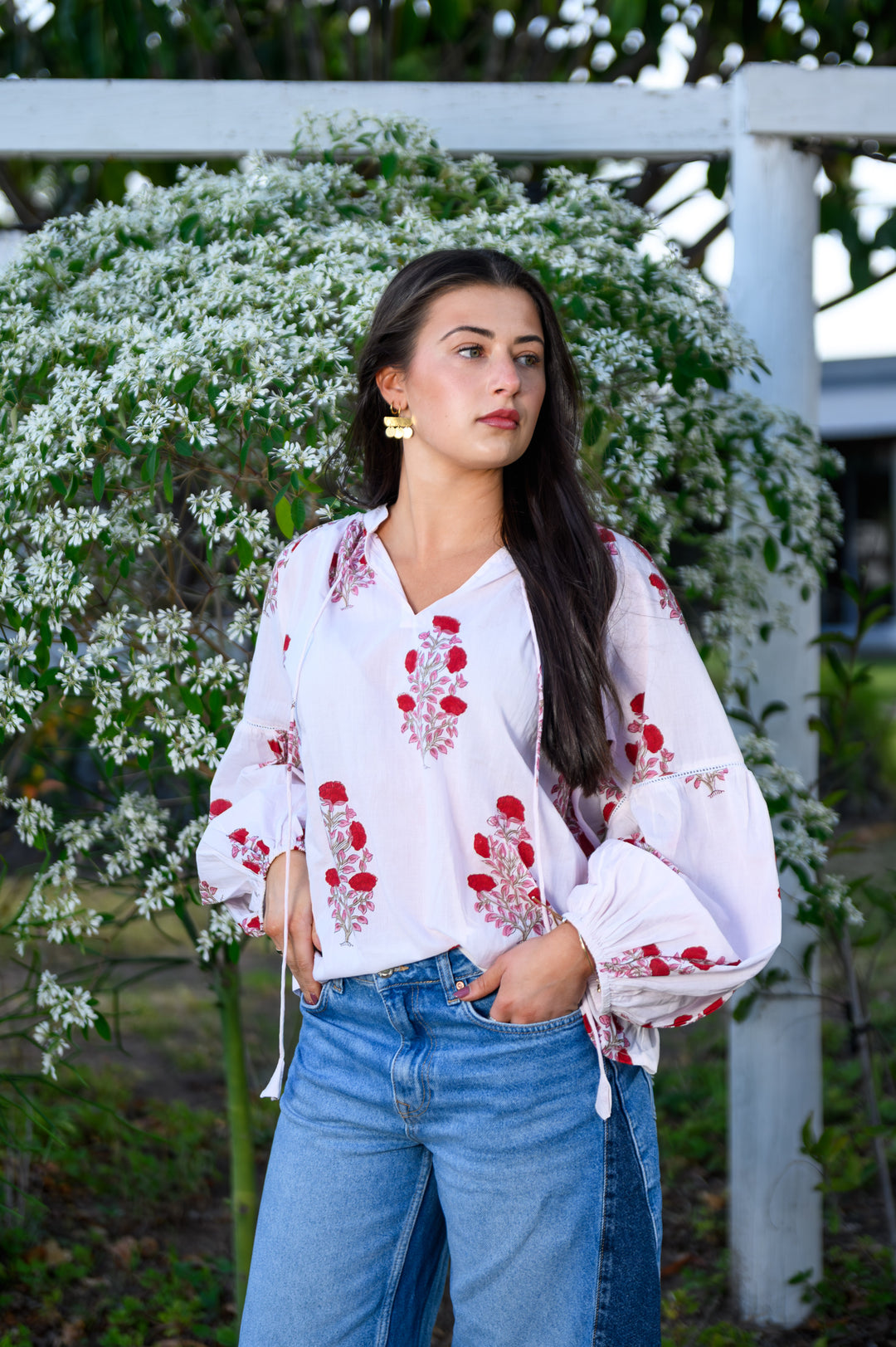 Gracie Top - Rosewood Posy