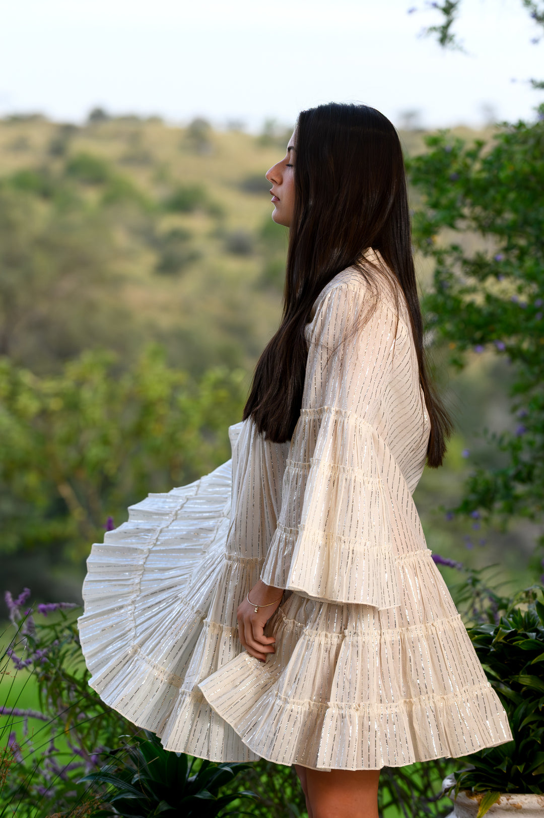 Baby Doll Dress - Starlight Stripe