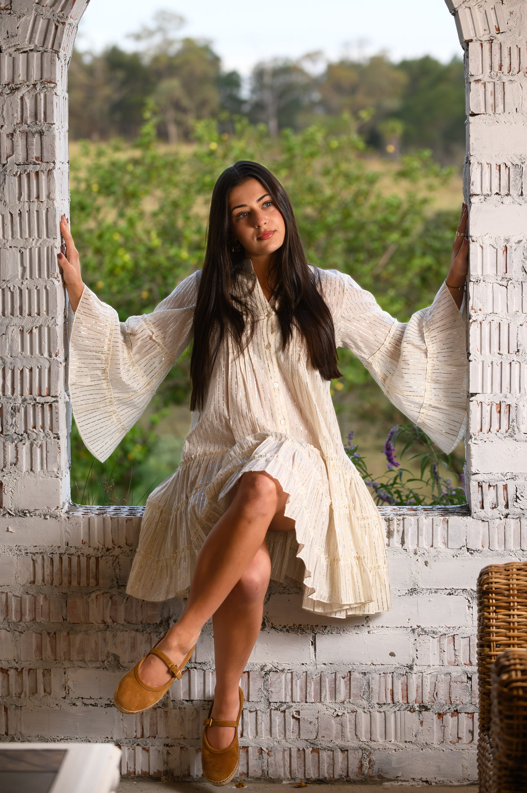 Baby Doll Dress - Starlight Stripe