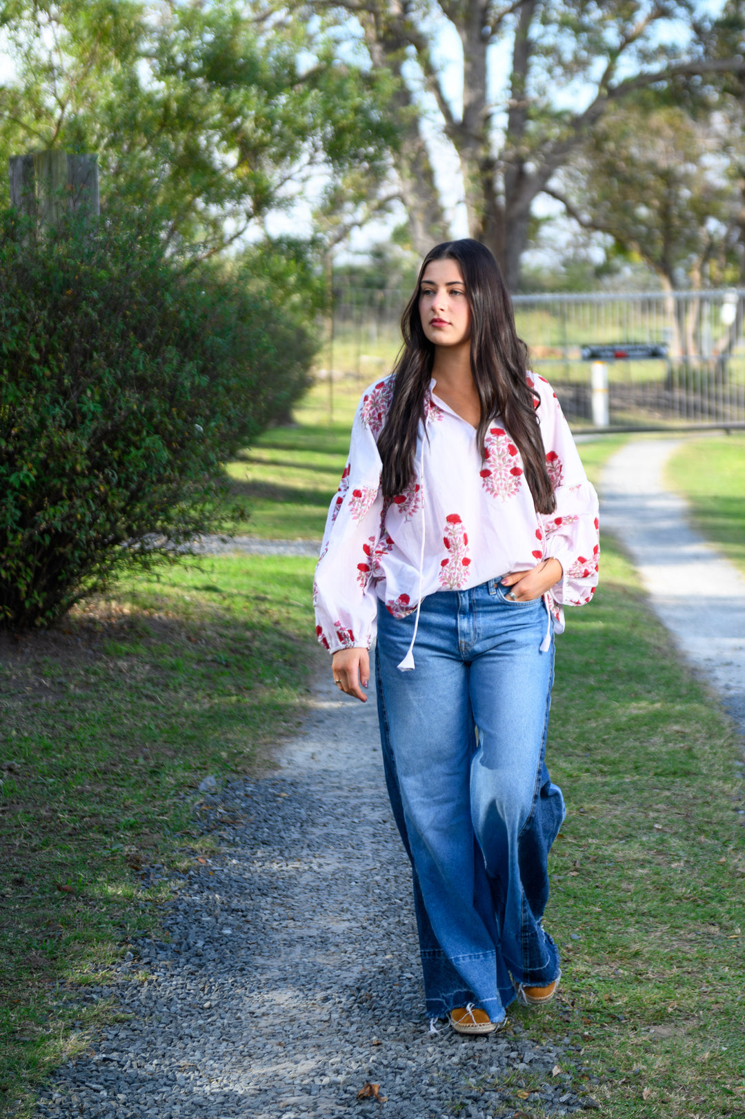 Gracie Top - Rosewood Posy